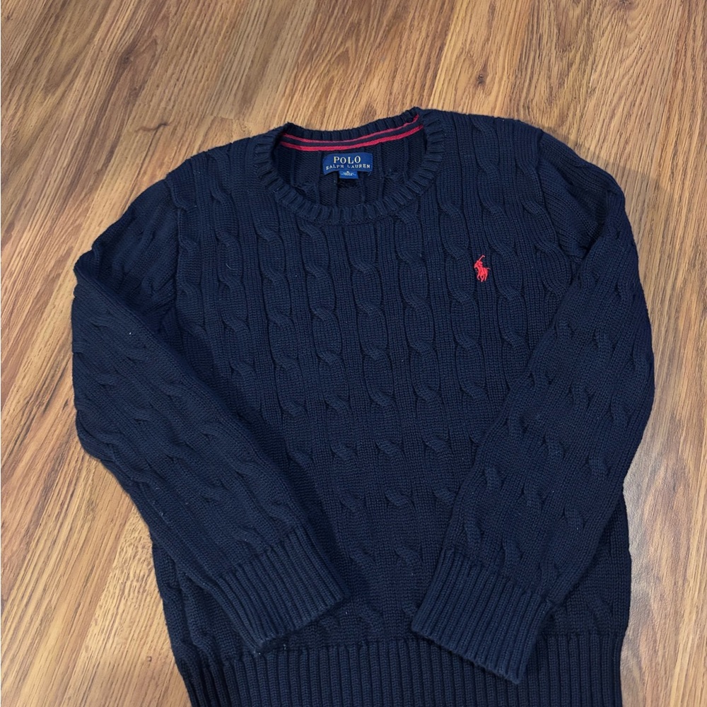 Polo by Ralph Lauren Boy’s cable knit sweater